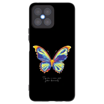 Picasee crna silikonska maskica za Honor X8 4G - Diamanty Black