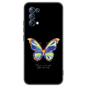 Picasee crna silikonska maskica za OPPO Reno 5 5G - Diamanty Black