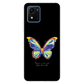 Picasee silikonska prozirna maskica za Vivo Y01 - Diamanty Black