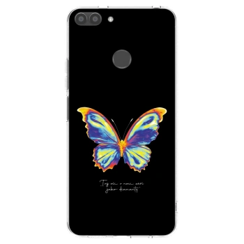 Picasee silikonska prozirna maskica za Huawei P Smart - Diamanty Black