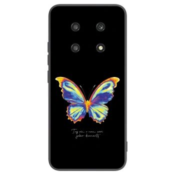 Picasee crna silikonska maskica za Honor Magic4 Lite 5G - Diamanty Black