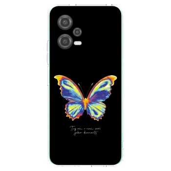 Picasee silikonska prozirna maskica za Xiaomi Poco X5 - Diamanty Black