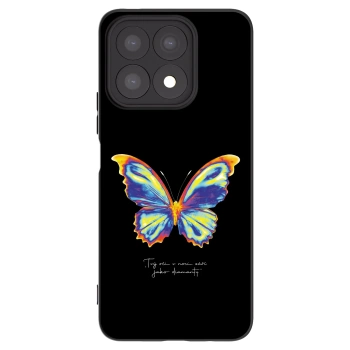 Picasee crna silikonska maskica za Honor X8a - Diamanty Black