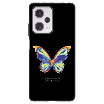 Picasee crna silikonska maskica za Xiaomi Redmi Note 12 Pro+ 5G - Diamanty Black
