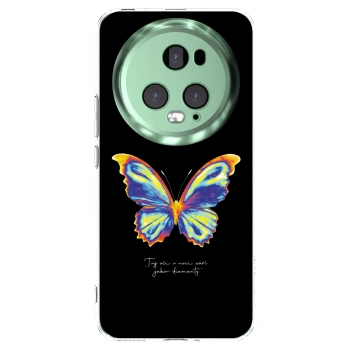 Picasee silikonska prozirna maskica za Honor Magic5 Pro - Diamanty Black