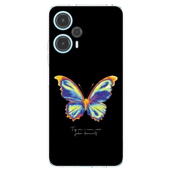 Picasee silikonska prozirna maskica za Xiaomi Poco F5 - Diamanty Black