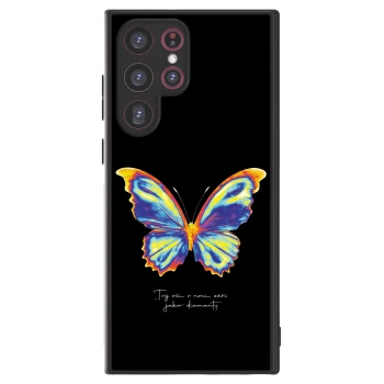 Picasee ULTIMATE CASE PowerShare za Samsung Galaxy S22 Ultra 5G - Diamanty Black