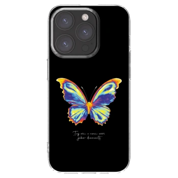 Picasee silikonska prozirna maskica za Apple iPhone 15 Pro - Diamanty Black