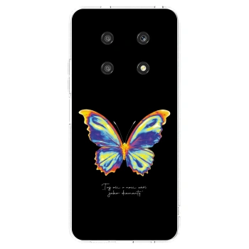 Picasee silikonska prozirna maskica za Honor Magic4 Lite 5G - Diamanty Black