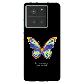 Picasee silikonska prozirna maskica za Xiaomi 13T Pro - Diamanty Black