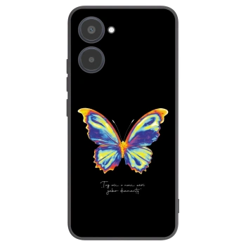 Picasee crna silikonska maskica za Realme 10 4G - Diamanty Black