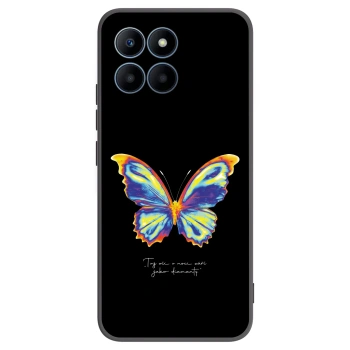 Picasee crna silikonska maskica za Honor 70 Lite - Diamanty Black