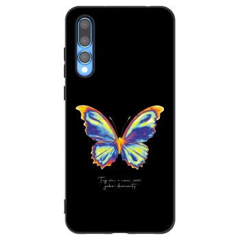 Picasee crna silikonska maskica za Huawei P20 Pro - Diamanty Black