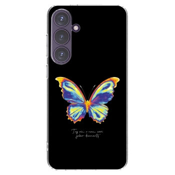 Picasee silikonska prozirna maskica za Samsung Galaxy S24+ S926B 5G - Diamanty Black