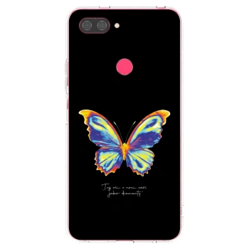 Picasee silikonska prozirna maskica za Xiaomi Mi 8 Lite - Diamanty Black