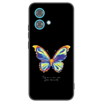 Picasee crna silikonska maskica za Motorola Edge 40 Neo - Diamanty Black