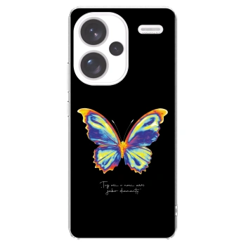 Picasee silikonska prozirna maskica za Xiaomi Redmi Note 13 Pro+ 5G - Diamanty Black