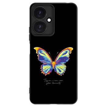 Picasee crna silikonska maskica za Xiaomi Redmi 13C 5G - Diamanty Black