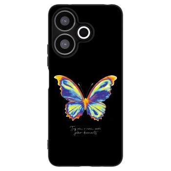 Picasee crna silikonska maskica za Xiaomi Redmi 13 4G - Diamanty Black