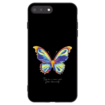 Picasee crna silikonska maskica za Apple iPhone 7 Plus - Diamanty Black