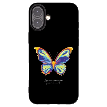 Picasee crna silikonska maskica za Apple iPhone 16 Plus - Diamanty Black