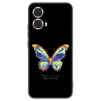 Picasee crna silikonska maskica za Motorola Moto G85 - Diamanty Black