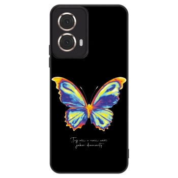 Maskica za Motorola Moto G85 - Diamanty Black