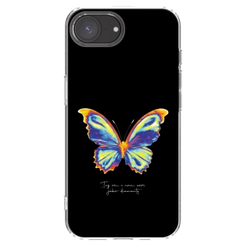 Picasee silikonska prozirna maskica za Apple iPhone 16e - Diamanty Black