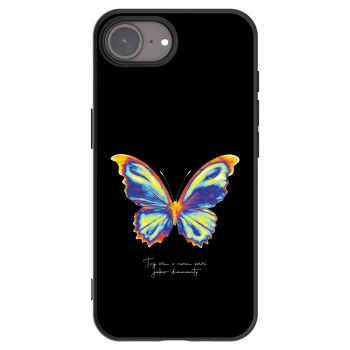 Picasee crna silikonska maskica za Apple iPhone 16e - Diamanty Black