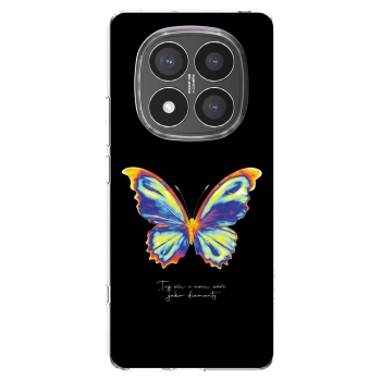 Picasee silikonska prozirna maskica za Xiaomi Redmi Note 14 Pro+ 5G - Diamanty Black