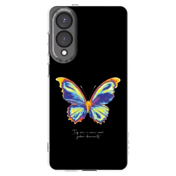 Picasee silikonska prozirna maskica za Samsung Galaxy S25 Edge 5G - Diamanty Black