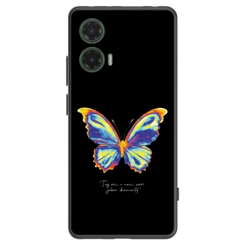 Picasee crna silikonska maskica za Motorola Moto G35 5G - Diamanty Black