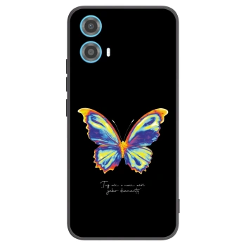 Picasee crna silikonska maskica za Motorola Moto G34 5G - Diamanty Black