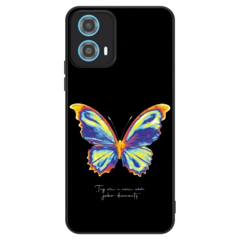 Maskica za Motorola Moto G34 5G - Diamanty Black