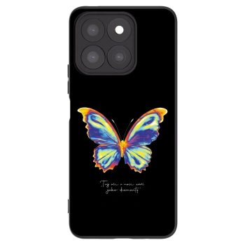 Picasee crna silikonska maskica za Honor X8c - Diamanty Black