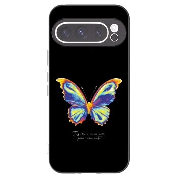 Picasee crna silikonska maskica za Google Pixel 9 Pro - Diamanty Black