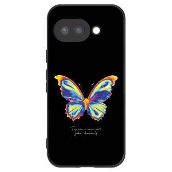 Picasee crna silikonska maskica za Google Pixel 9a - Diamanty Black