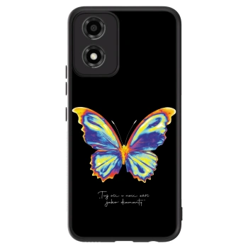 Maskica za Motorola Moto E14 - Diamanty Black