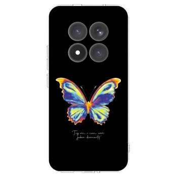 Picasee silikonska prozirna maskica za Xiaomi Redmi Note 15 Pro+ - Diamanty Black