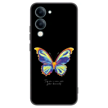 Picasee crna silikonska maskica za Vivo Y29s 5G - Diamanty Black