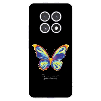 Picasee silikonska prozirna maskica za Xiaomi Redmi Note 15 - Diamanty Black