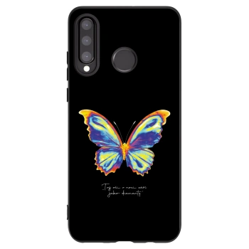 Picasee crna silikonska maskica za Huawei P30 Lite - Diamanty Black