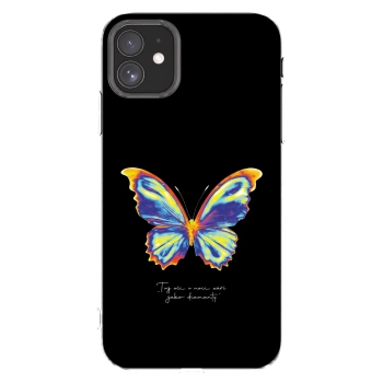 Picasee silikonska prozirna maskica za Apple iPhone 11 - Diamanty Black