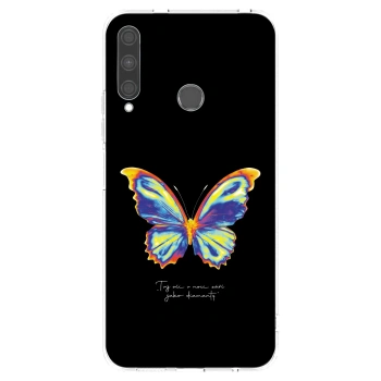 Picasee silikonska prozirna maskica za Huawei P40 Lite E - Diamanty Black