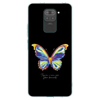 Picasee crna silikonska maskica za Xiaomi Redmi Note 9 - Diamanty Black