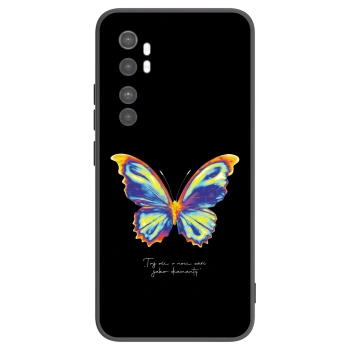 Picasee crna silikonska maskica za Xiaomi Mi Note 10 Lite - Diamanty Black