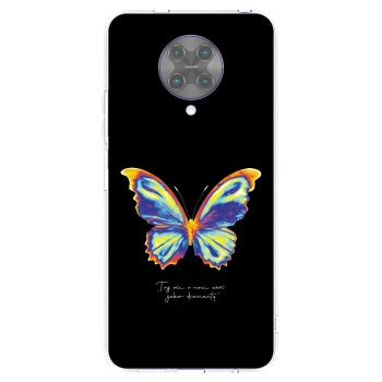 Picasee silikonska prozirna maskica za Xiaomi Poco F2 Pro - Diamanty Black