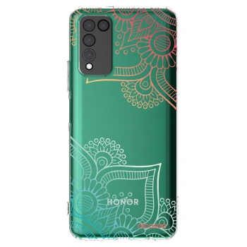 Picasee silikonska prozirna maskica za Honor 10X Lite - Flowers pattern