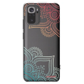 Picasee silikonska prozirna maskica za Xiaomi Redmi Note 10S - Flowers pattern