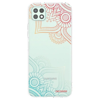 Picasee silikonska prozirna maskica za Samsung Galaxy A22 A226B 5G - Flowers pattern